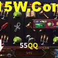 Tela de boas-vindas e lobby de jogos do aplicativo 55QQ